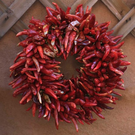 Hot Red Pepper Wreath © 2009 Melabee M Miller